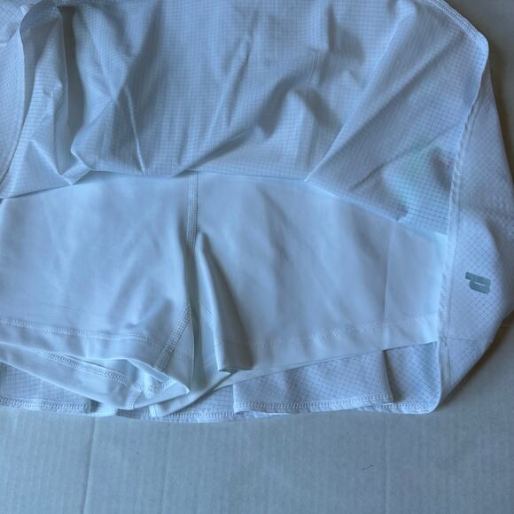 NEW‎ Prince Match Flounce Tennis Skort Sz Large White - Picture 4 of 8